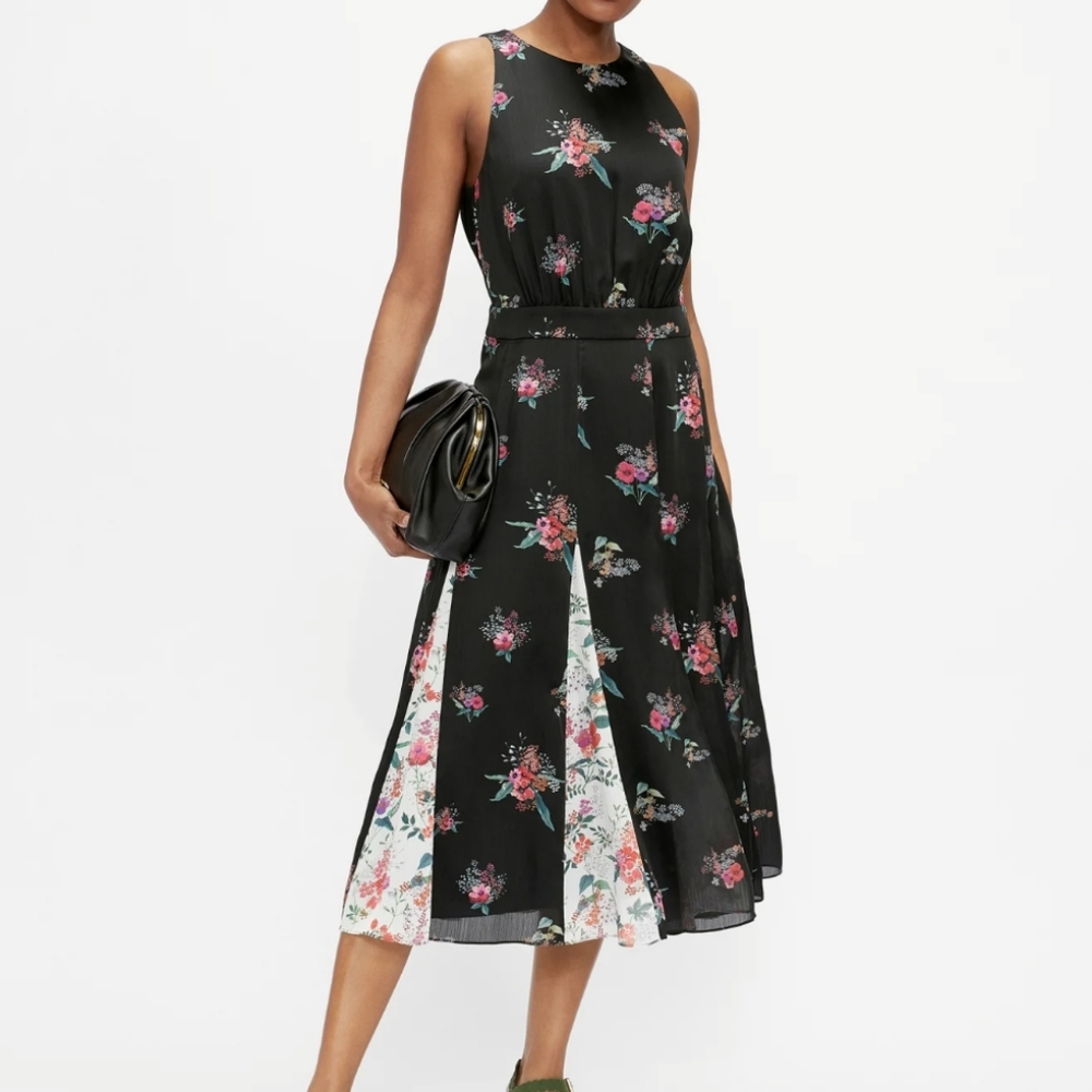 Ted Baker London Metropolis Midi Dress Size 1